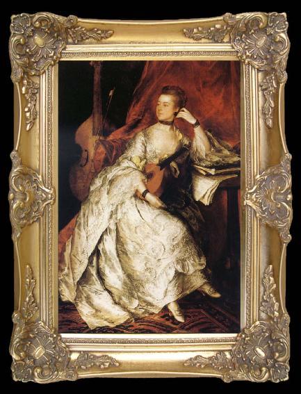 framed  Thomas Gainsborough Miss Anne Ford, TA216